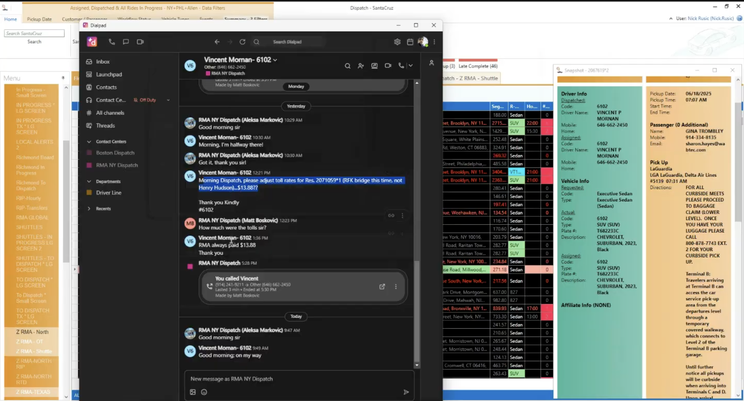 Competitor Software Screenshot